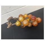 12ï¿½Vintage 1960 Mid-Century Large Lucite Orange