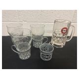 Group of A&W glasses