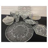 Group of misc glass pieces