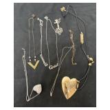 7 necklaces with keychain