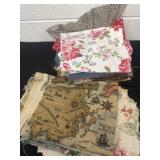 Group of fabric pieces