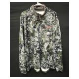 Sitka Camo Quarter Zip Size 2XL
