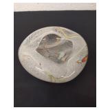 Vintage Murano art glass bowl or ashtray with a