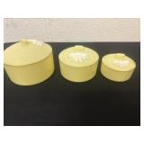 Vintage Schwarz Bros. Plastic 3pc. Dresser Set