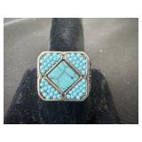 Size 11.5 Native American design ring with a