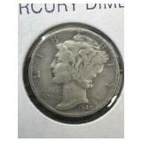1940 Mercury Dime