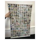 Sheet of Uncut Vintage Topps NFL Cards 43x28