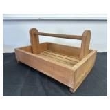 Wooden Tote Crate 18.5x13