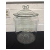 14ï¿½ large glass jar with lid