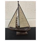 11ï¿½ sailboat figurine