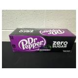 Dr Pepper black berry zero sugar 12 pack