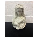 9ï¿½ Vintage Boehm Virgin Mary Bisque Porcelain