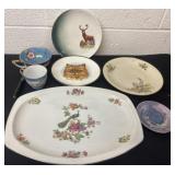 Decorative plates and tea cups