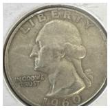 1960d Washington quarter