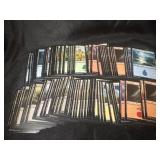 Group of basic land magic cards