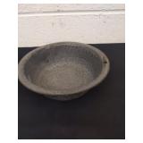 2X 7-in enamelware small basin