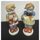 Antique Dutch Boy and Girl Salt & Pepper Shaker,