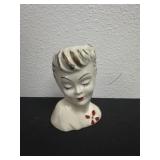 6ï¿½ vintage Napco 'Glamour Girl' lady head vase