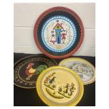 19ï¿½ 13ï¿½ and 17ï¿½ vintage decorative trays