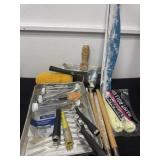 Group of paint supplies