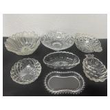 Group of glass dishes