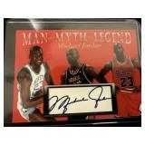 Man Myth Legend Michael Jordan facsimile auto