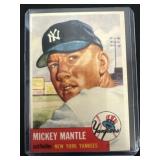 Mickey Mantle 1953 Topps reprint