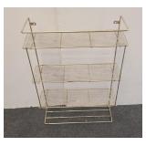 Vintage metal wall shelf