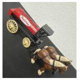Vintage 1990 Horse Delivery Wagon Tanker True