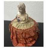 Vintage 1930's Half Doll Pin cushion Doll