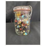 Jar of jewlery