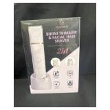 New bikini trimmer and facial hair shaver
