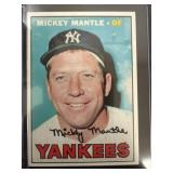 Mickey Mantle 1967 Topps reprint card