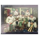 Yankees Legends Mickey Mantle Lou Gehrig Babe