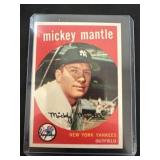 Reprint Mickey Mantle 1959 Topps