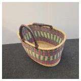Bolga woven basket