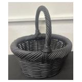 18ï¿½ wicker black basket