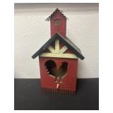 11ï¿½ rooster bird house