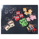 Minecraft Keychains, See Pics