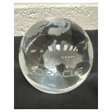 Oracle paperweight of Planet Earth