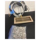 Dryer cords, vent cover and screws