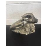 9ï¿½ VTG DAVID FISHER SCULPTURE- The Ring Austin