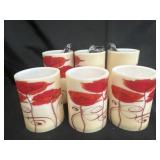 6 battery operated candles
