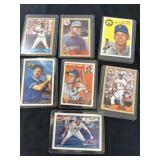Group of Vintage Sleeved MLB Cards, Topps 40 Tim