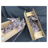 2 boxes of fake leafs