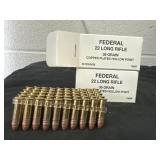 2 Federal 22 Long Rifle 36 Grain 50 Rounds Per