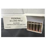 2 Federal 22 Long Rifle 36 Grain 50 Rounds Per