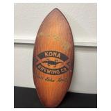Vintage handmade surfboard big wave Kona brewing