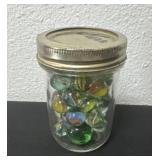 4' Jar of marbles