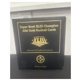 Super Bowl xlIII champion 22kt gold football